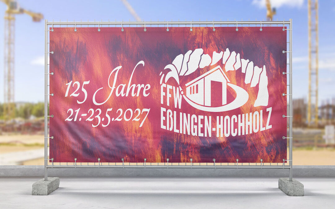 Bauzaunbanner FFW Esslingen – Hochholz