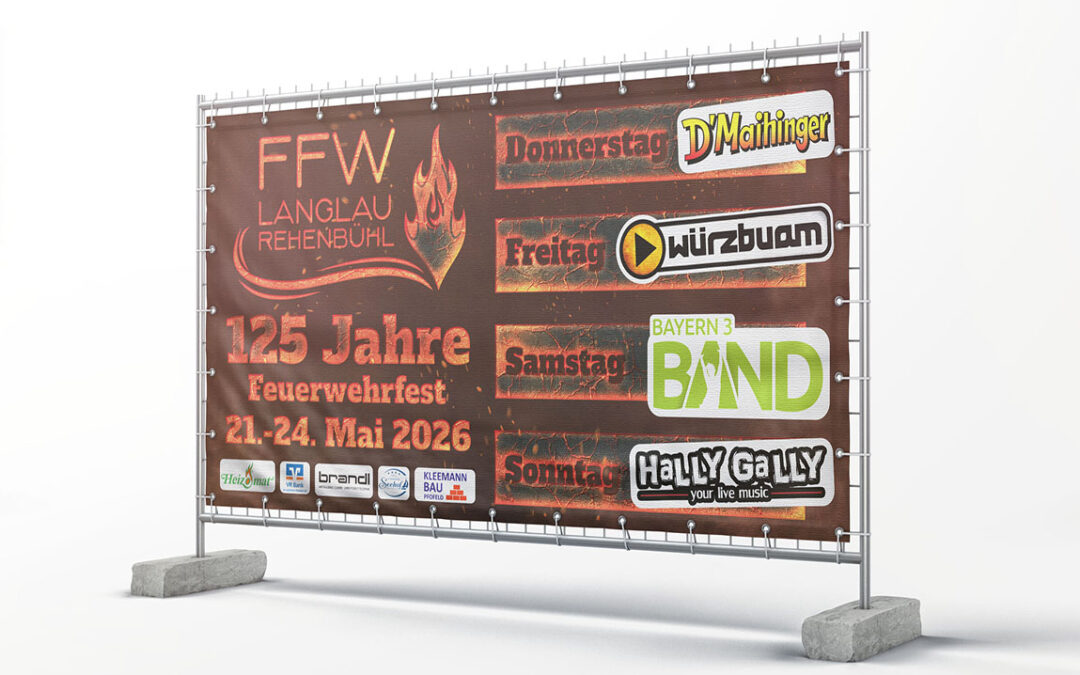 Bauzaunbanner FFW Langlau