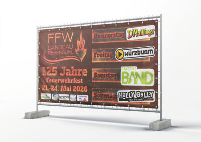 Bauzaunbanner FFW Langlau