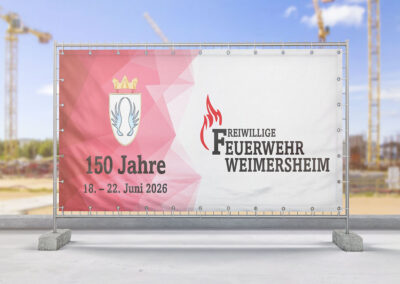 Bauzaunbanner FFW Weimersheim
