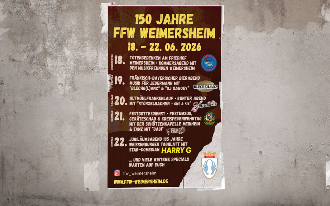 Plakat FFW Weimersheim