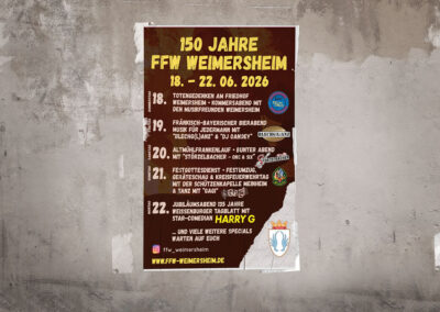 Plakat FFW Weimersheim